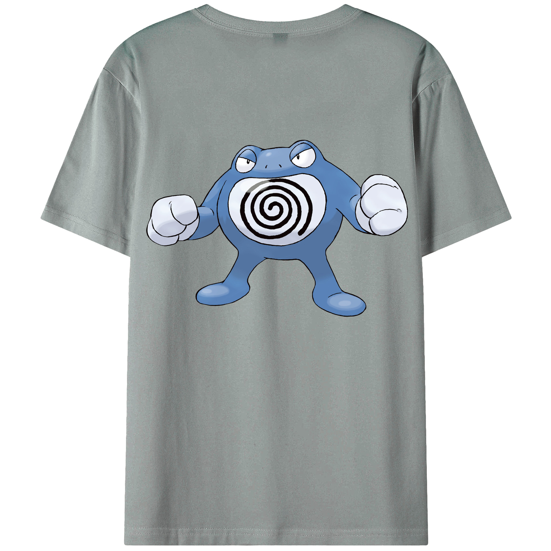 （画像用） ポケットモンスター Pokémon 綿100％ メンズ半袖Tシャツ（バックプリント） 通気性